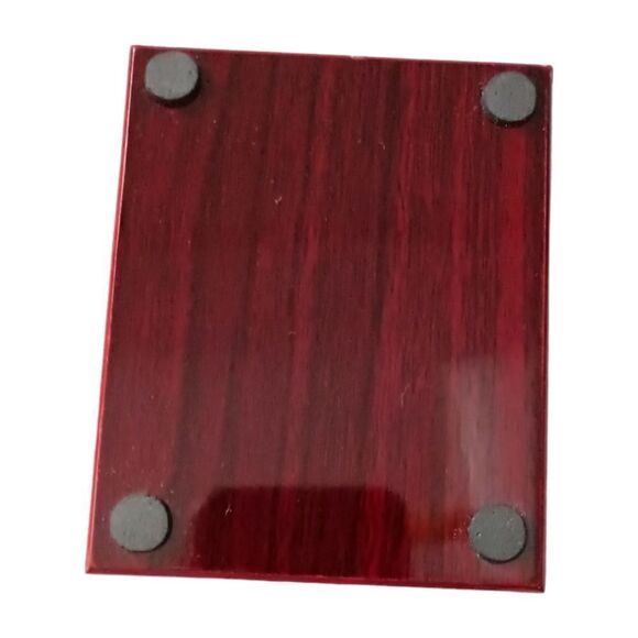 Lacquered Watch Box EMPTY Case Holder Lights Up Woodgrain Square Unbranded - Picture 15 of 16